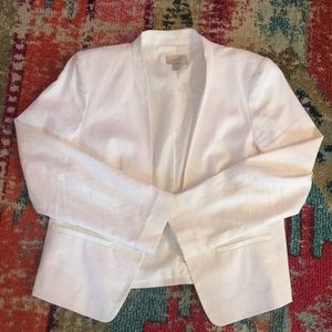 Crisp White Loft Factory Blazer LIKE NEW